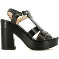 mally 5179d high heeled sandals women black womens sandals in black