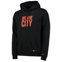 manchester city core hoodie black black