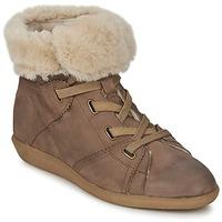 manas alberta womens mid boots in brown