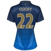 Manchester City Away Shirt 2014/15 - Womens with Clichy 22 printing, Black