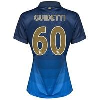 Manchester City Away Shirt 2014/15 - Womens with Guidetti 60 printing, Black