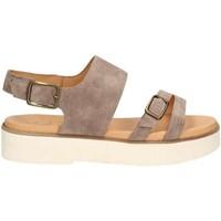 Maritan G 660158 Wedge sandals Women Grey women\'s Sandals in grey
