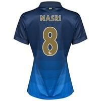 Manchester City Away Shirt 2014/15 - Womens with Nasri 8 printing, Black