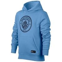 manchester city core hoodie light blue kids blue