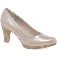 marco tozzi alpha womens court shoes womens court shoes in beige