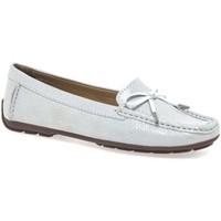 maria lya debora womens moccasins womens loafers casual shoes in white
