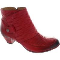 Maciejka Bella women\'s Low Ankle Boots in red