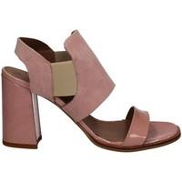 mally 5228 high heeled sandals women pink womens sandals in pink