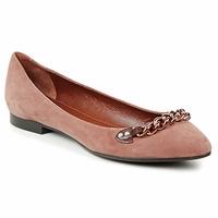 marc jacobs chain babies womens shoes pumps ballerinas in brown