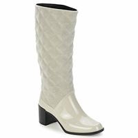 Marc Jacobs GOMMA FLOC women\'s High Boots in white