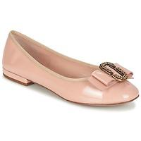 marc jacobs interlock round toe womens shoes pumps ballerinas in pink