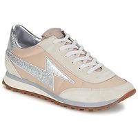 marc jacobs astor lightening bolt womens shoes trainers in beige