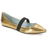 marc jacobs halsey womens shoes pumps ballerinas in gold