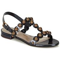 marc jacobs vegetal womens sandals in black