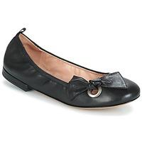 marc jacobs venice round toe bow womens shoes pumps ballerinas in blac ...