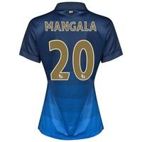 Manchester City Away Shirt 2014/15 - Womens with Mangala 20 printing, Black