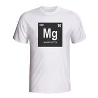 mario gotze germany periodic table t shirt white kids
