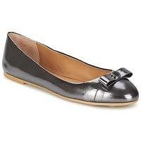 marc by marc jacobs logo disc womens shoes pumps ballerinas in silver
