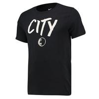 manchester city squad t shirt black black