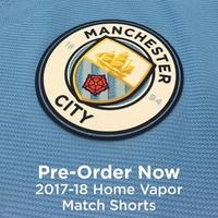 manchester city home vapor match shorts 2017 18 blue