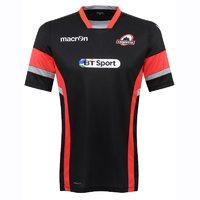 macron edinburgh rugby m16 junior poly dry training tee