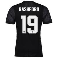 Manchester United Away Adi Zero Cup Shirt 2017-18 with Rashford 19 pri, Black