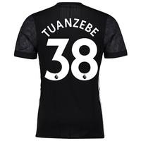 manchester united away adi zero shirt 2017 18 with tuanzebe 38 printin ...
