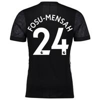 Manchester United Away Adi Zero Shirt 2017-18 with Fosu-Mensah 24 prin, Black