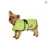 masta deluxe wp dog coat size 18 colour yellow