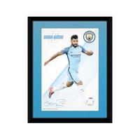 Manchester City F.C. Picture Aguero 8 x 6