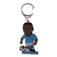 manchester city fc metal keyring toure