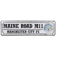 Manchester City F.C. Retro Window Sign