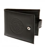 manchester city fc embossed leather wallet 805