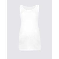 Maternity Cotton Vest Top with Stretch