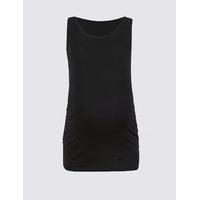 Maternity Cotton Vest Top with Stretch
