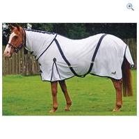 Masta Zing Fly Mesh Rug with Fixed Neck - Size: 6-0 - Colour: White