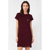 MARINE STRIPE ZIP POCKET TUNIC