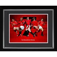 Manchester United F.C. Historic Moments Picture Magnificent 7s 16x20