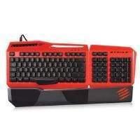 Mad Catz S.T.R.I.K.E. 3 Gaming Keyboard (Red/Black) for PC
