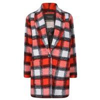 MAISON SCOTCH Check Wool Coat
