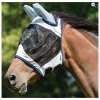 Masta Fly Mask (Half Face and Ears) - Size: PONY - Colour: Silver
