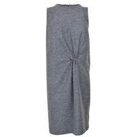 maison margiela ruched tweed dress