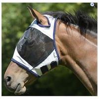 Masta Fly Mask Face Cover - Size: PONY - Colour: Silver