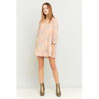 Manoush Floral Pink Smock Mini Dress, PINK