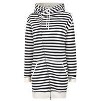 maison scotch long hooded zip sweatshirt