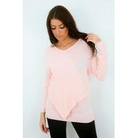 madrid cross front layered jumper