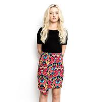 Madam Rage Zip Asymmetrical Skirt