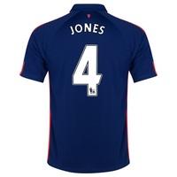 Manchester United Third Shirt 2014/15 - Kids with Jones 16 printing, Blue