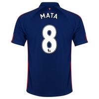 Manchester United Third Shirt 2014/15 - Kids with Mata 10 printing, Blue