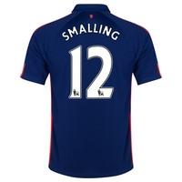 manchester united third shirt 201415 kids with smalling 12 printing bl ...